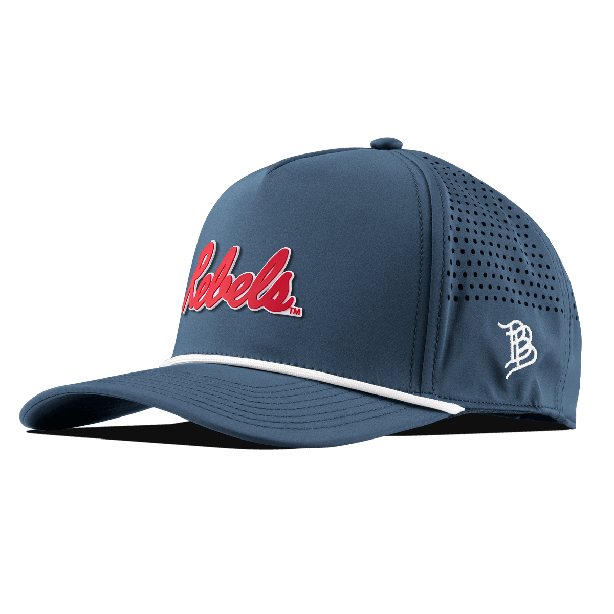 University of Mississippi "Ole Miss Crimson Rebels" Curved 5 Panel Rope Orion