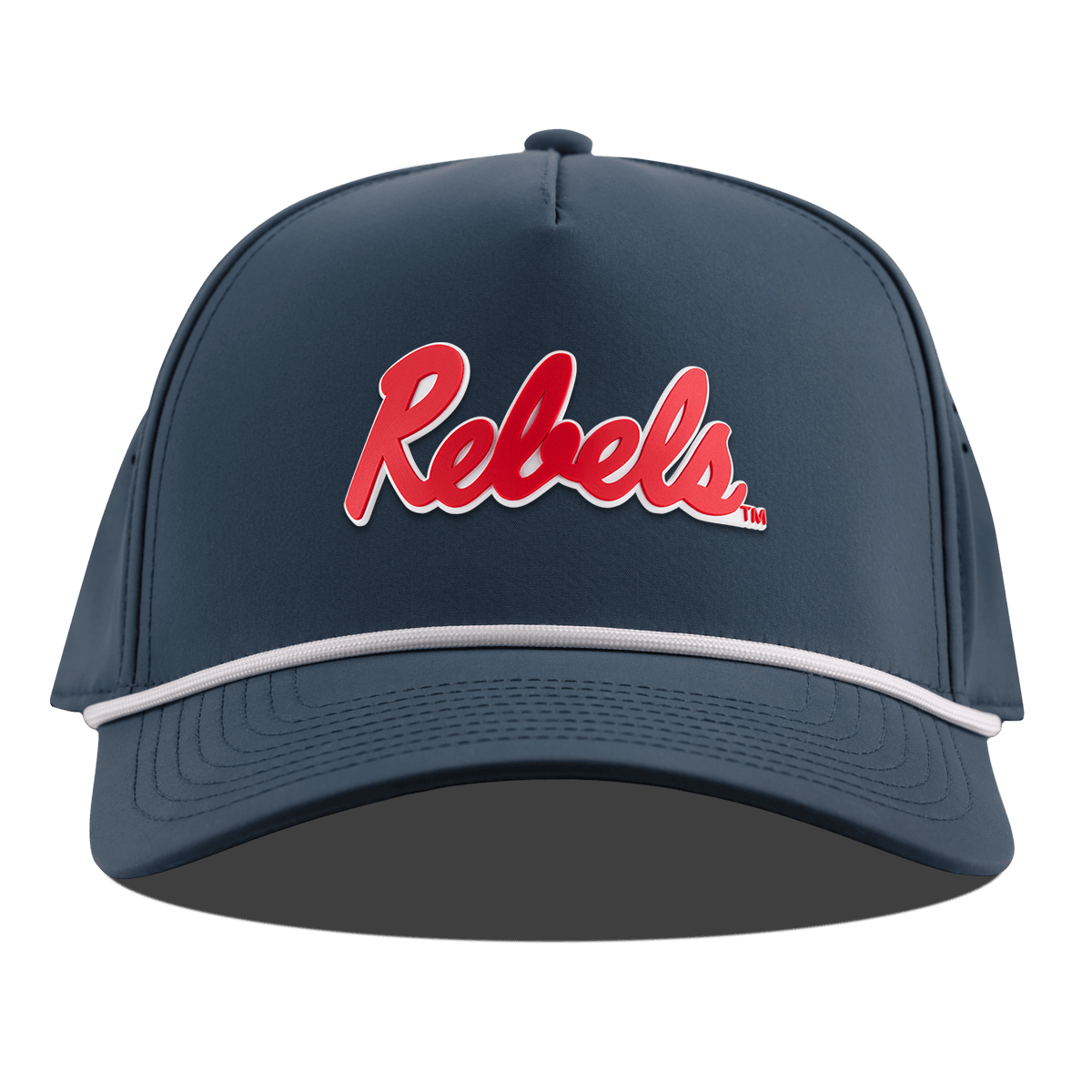 University of Mississippi "Ole Miss Crimson Rebels" Curved 5 Panel Rope Orion
