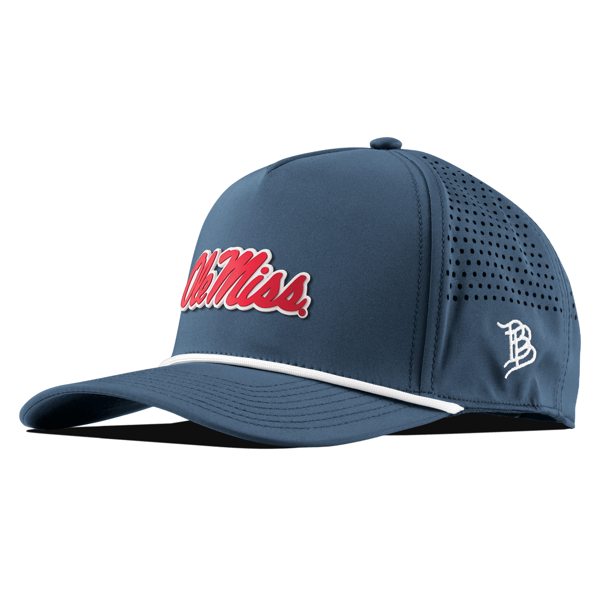 University of Mississippi "Ole Miss Crimson Script" Curved 5 Panel Rope Orion