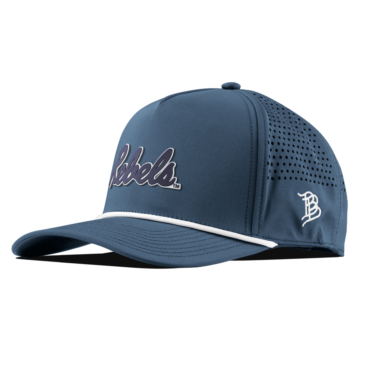 University of Mississippi "Ole Miss Navy Rebels" Curved 5 Panel Rope Orion