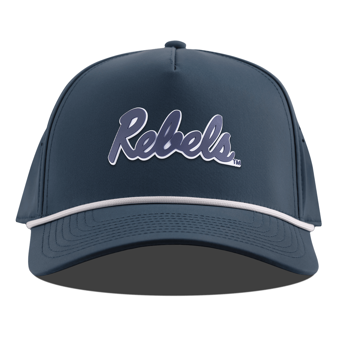 University of Mississippi "Ole Miss Navy Rebels" Curved 5 Panel Rope Orion