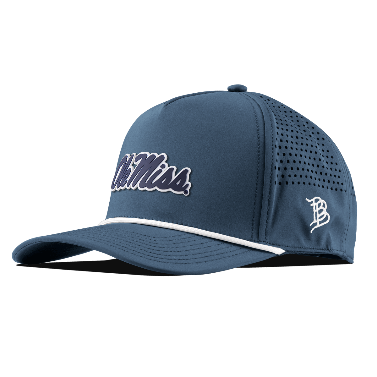 University of Mississippi "Ole Miss Navy Script" Curved 5 Panel Rope Orion
