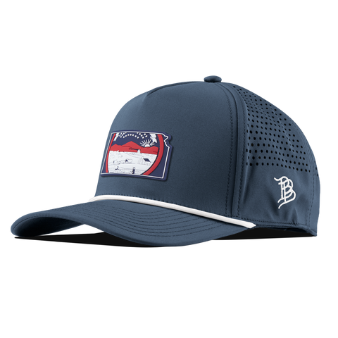 Kansas Patriot Series Curved 5 Panel Rope Orion/White