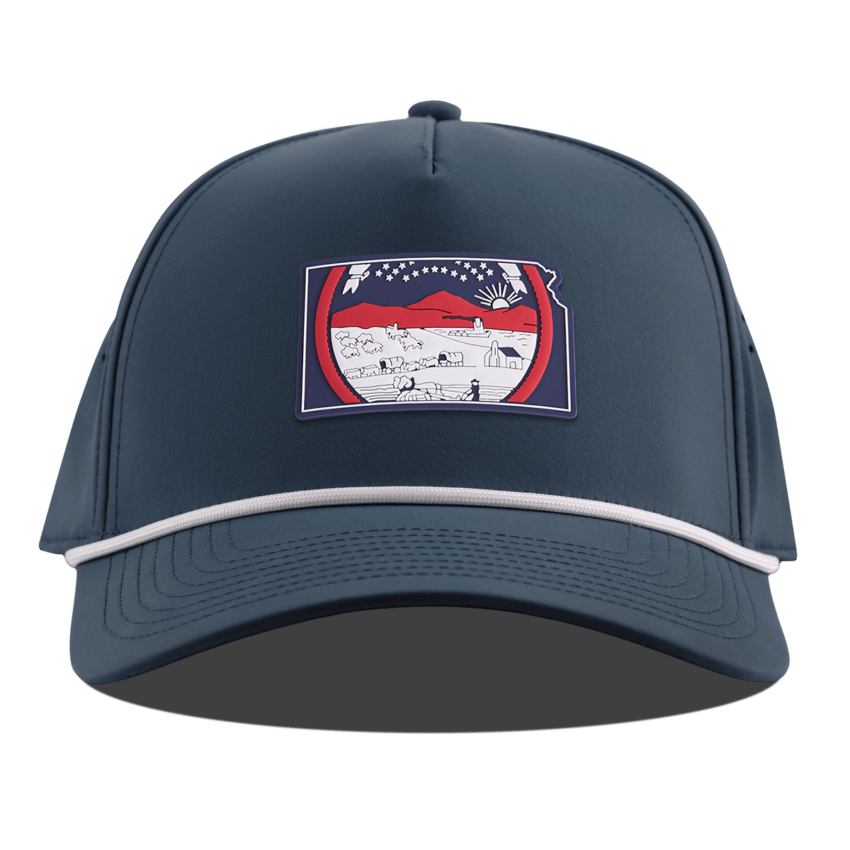 Kansas Patriot Series Curved 5 Panel Rope Orion