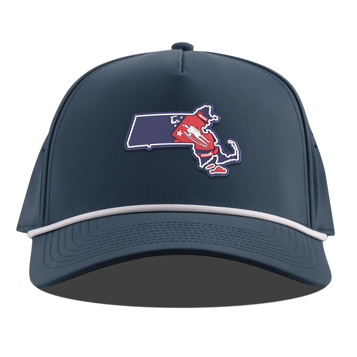 Massachusetts Patriot Series Curved 5 Panel Rope Orion