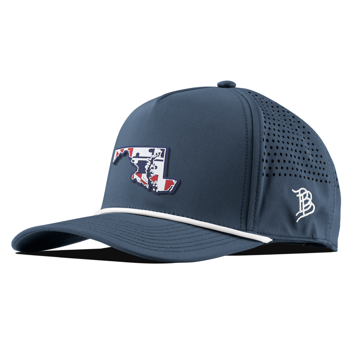 Maryland Patriot Series Curved 5 Panel Rope Orion/White