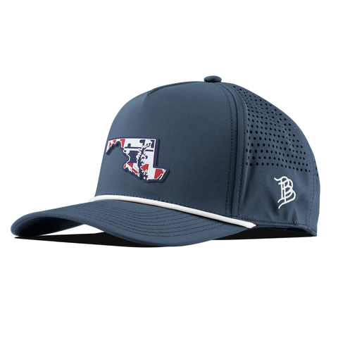 Maryland Patriot Series Curved 5 Panel Rope Orion/White