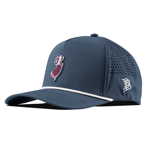 New Jersey Patriot Series Curved 5 Panel Rope Orion/White