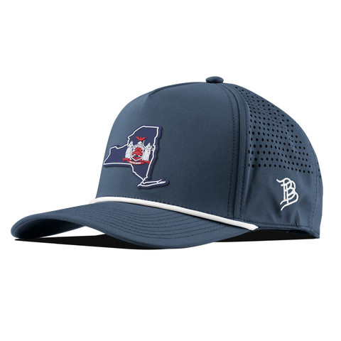 New York Patriot Series Curved 5 Panel Rope Orion/White