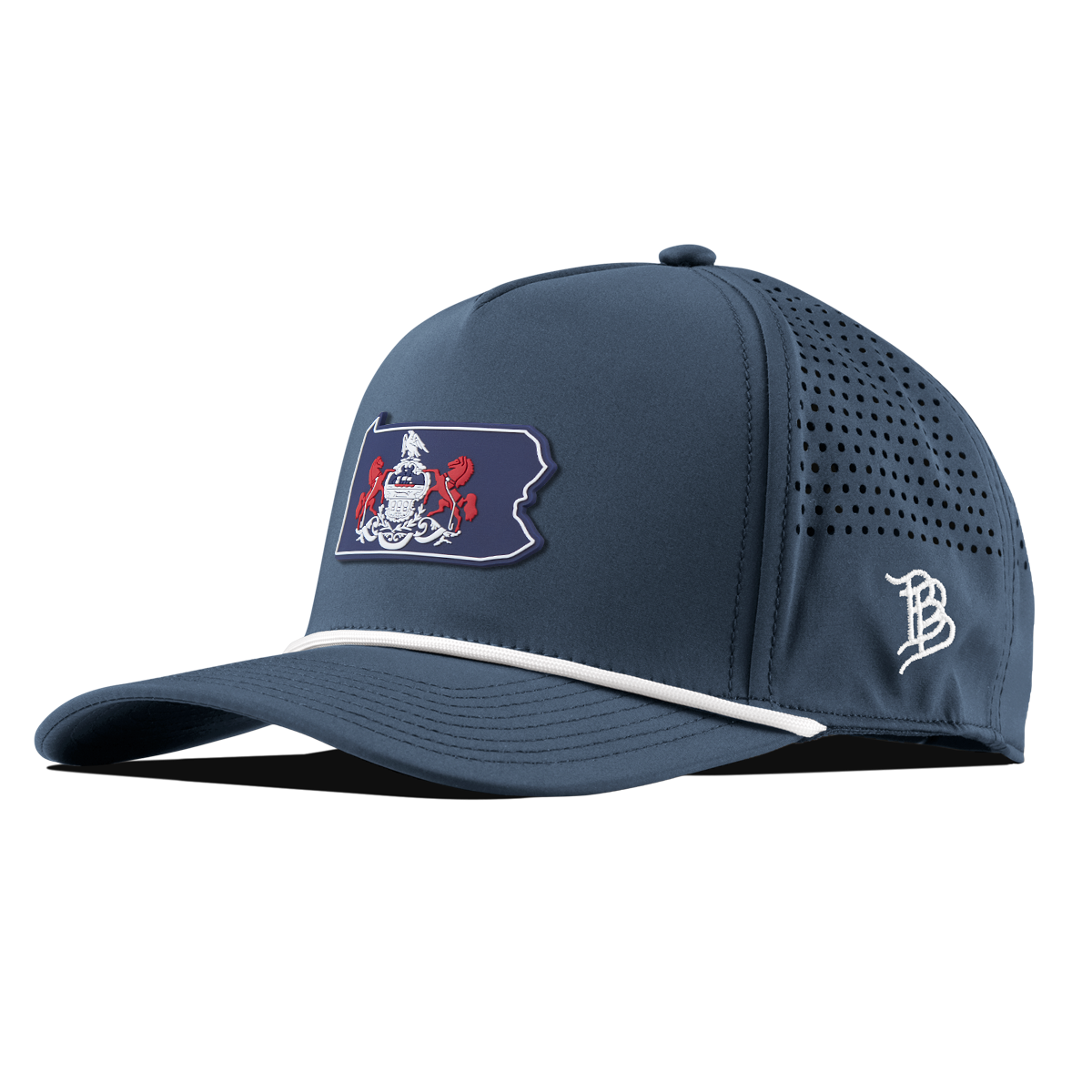 Pennsylvania Patriot Series Curved 5 Panel Rope Orion/White