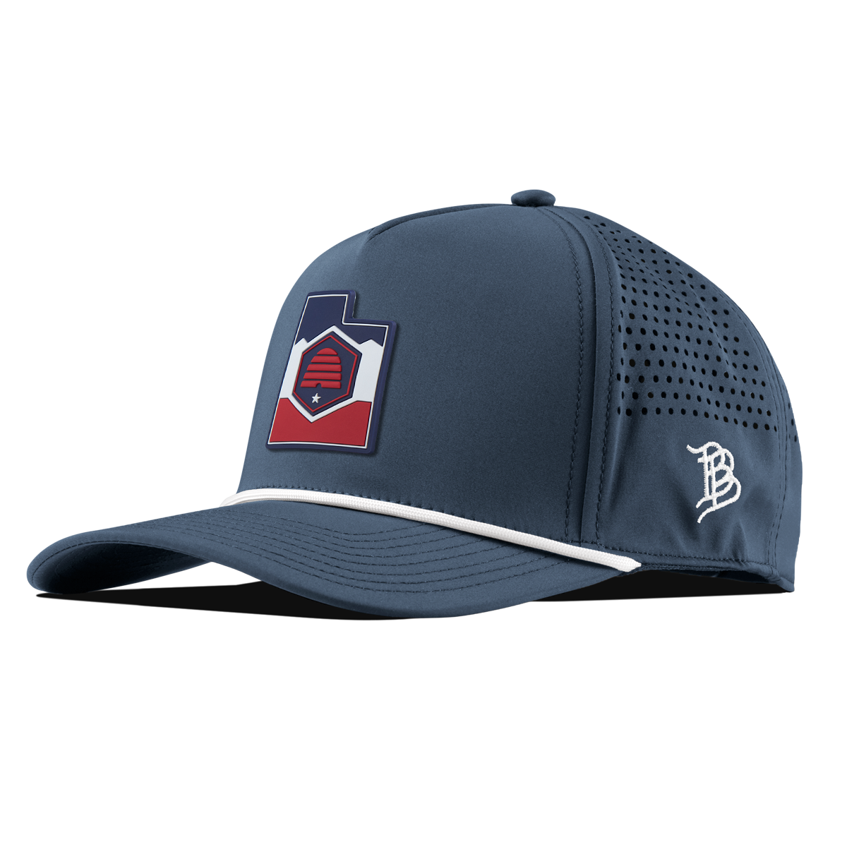 Utah Patriot Series Curved 5 Panel Rope Orion/White