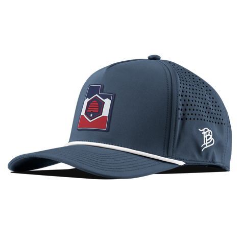 Utah Patriot Series Curved 5 Panel Rope Orion/White