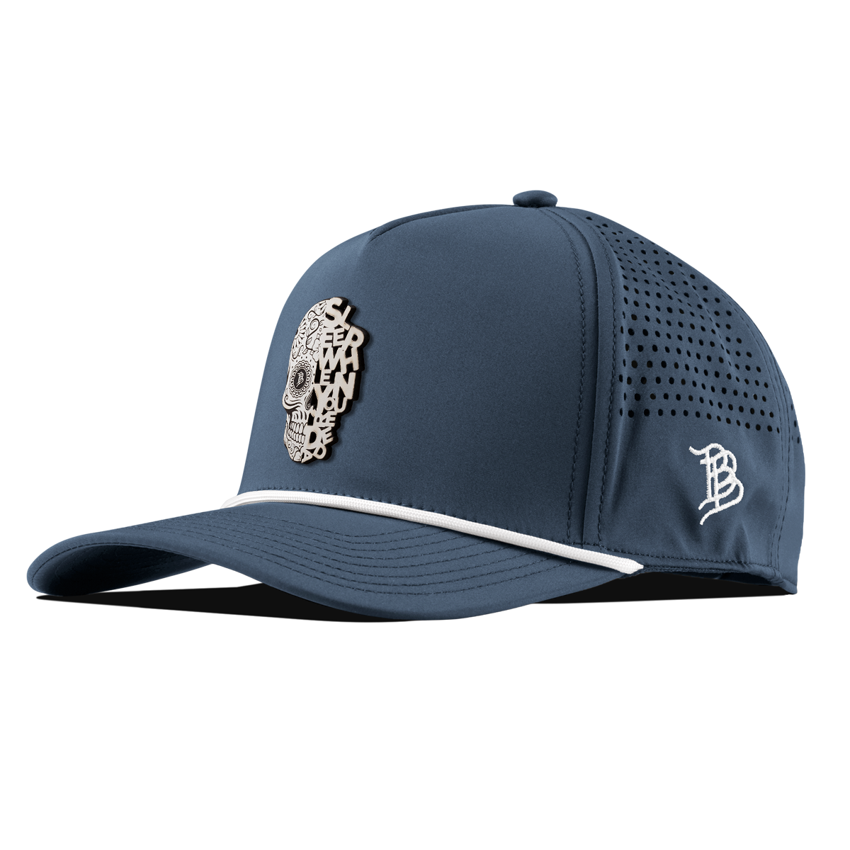 Sleep When You're Dead Skull Curved 5 Panel Rope Orion