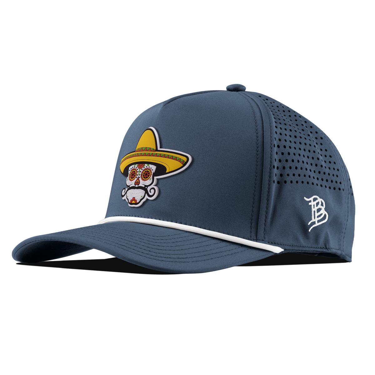 Sombrero Skull PVC Curved 5 Panel Rope Orion