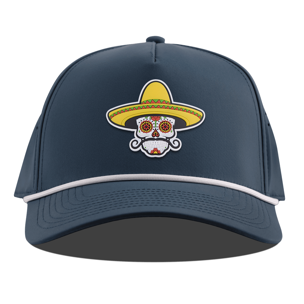 Sombrero Skull PVC Curved 5 Panel Rope Orion