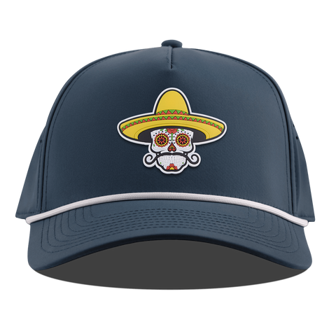 Sombrero Skull PVC Curved 5 Panel Rope Orion