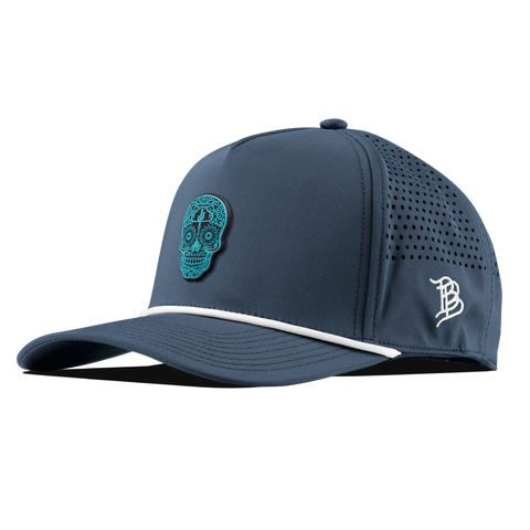 Turquoise Skull PVC Curved 5 Panel Rope Orion