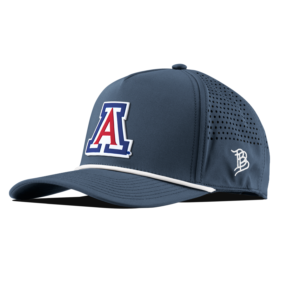 University of Arizona "Arizona Block" Curved 5 Panel Rope Orion/White