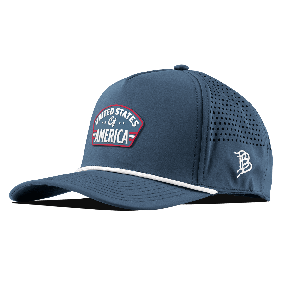 United States of America Badge Curved 5 Panel Rope Orion