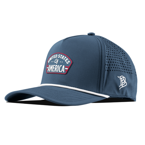 United States of America Badge Curved 5 Panel Rope Orion