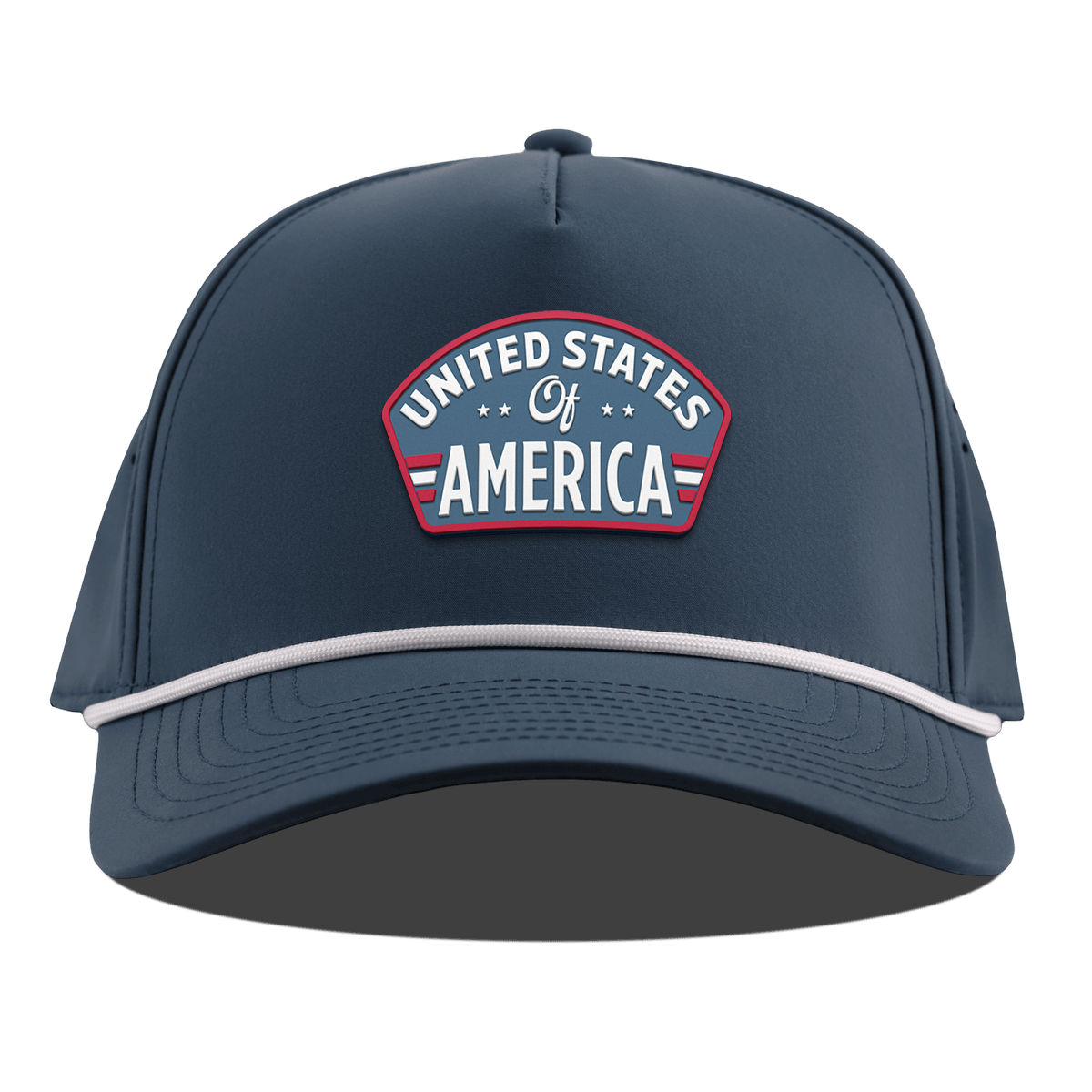 United States of America Badge Curved 5 Panel Rope Orion