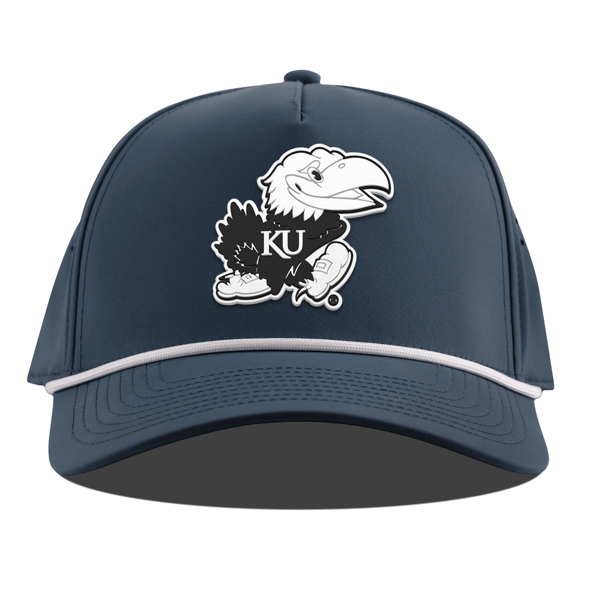University of Kansas "Vintage Jayhawk" Curved 5 Panel Rope Orion