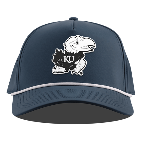 University of Kansas "Vintage Jayhawk" Curved 5 Panel Rope Orion
