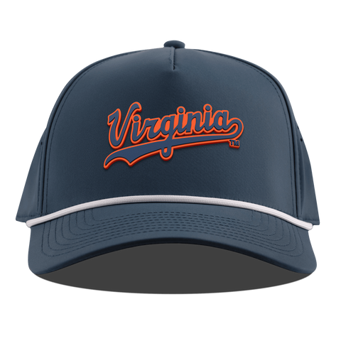University of Virginia "Virginia Script" Curved 5 Panel Rope Orion