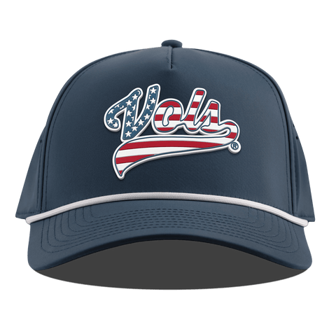 University of Tennessee "Vols Stars & Stripes" Curved 5 Panel Rope Orion