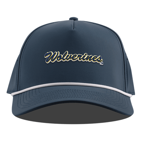 University of Michigan "Wolverines Script" Curved 5 Panel Rope Orion