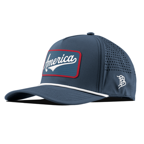 XL USA America Badge Curved 5 Panel Rope Orion