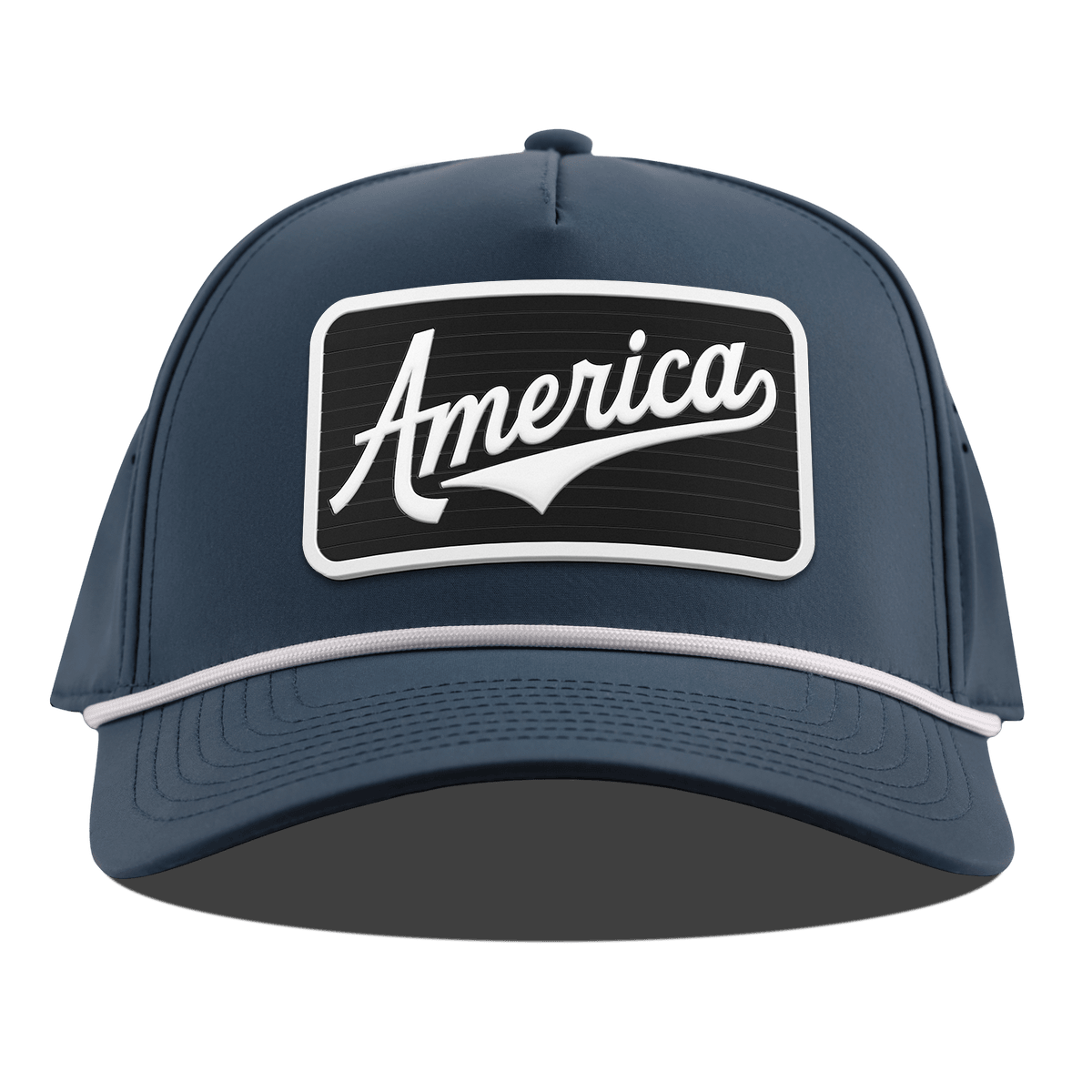 XL Vintage America Badge Curved 5 Panel Rope Orion