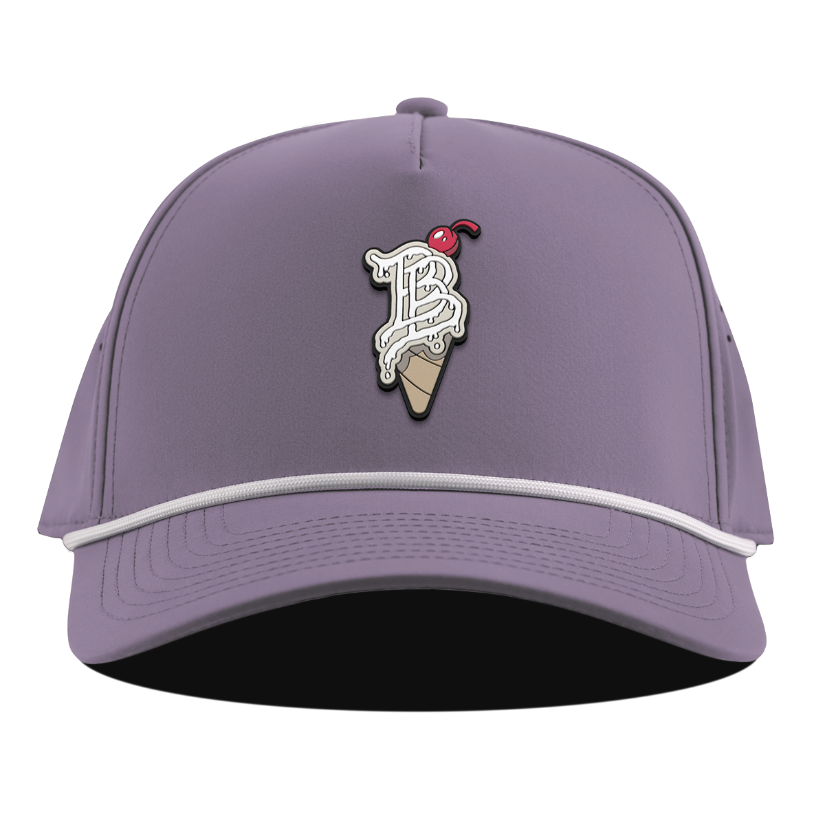 BB Drip Cone Curved 5 Panel Rope Purple