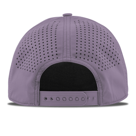 Dad Script Curved 5 Panel Rope Back Purple