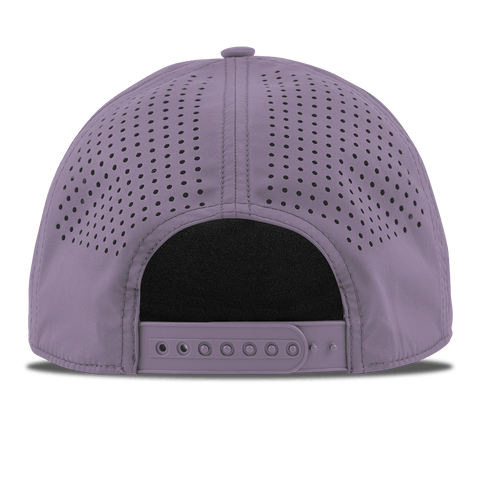 California Traveler Curved 5 Panel Rope Back Purple