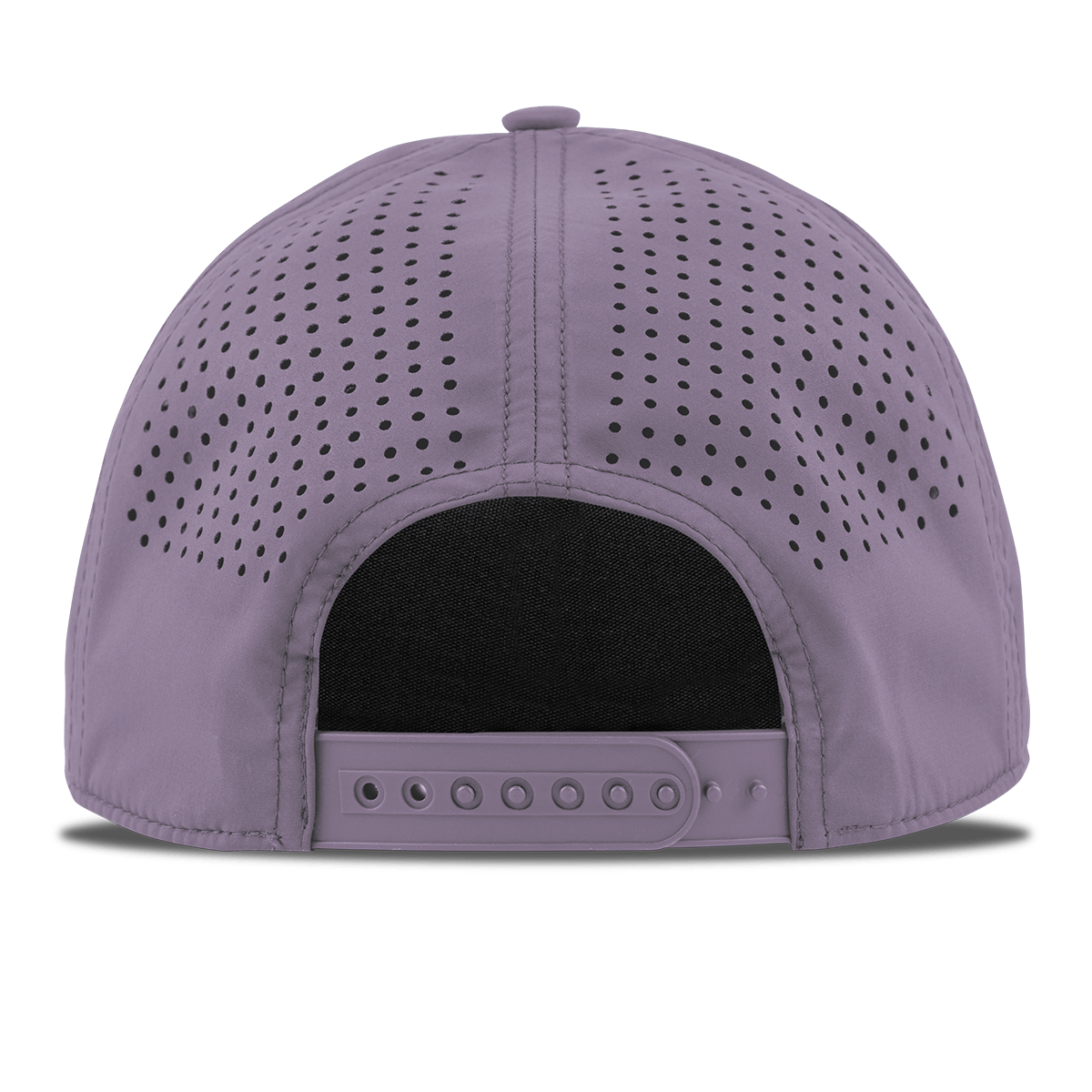 Mulligan Script Curved 5 Panel Rope Back Purple