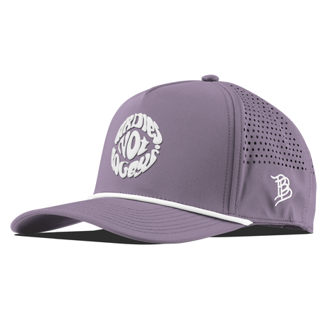 Birdies Not Bogeys® Curved 5 Panel Rope Purple