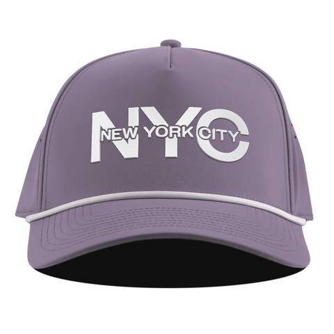 City Block New York Curved 5 Panel Rope Purple