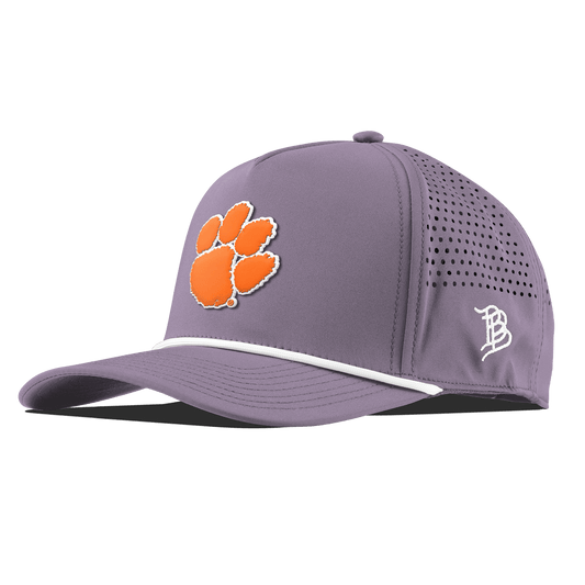 Clemson University "Clemson Tiger Paw" Curved 5 Panel Rope Purple