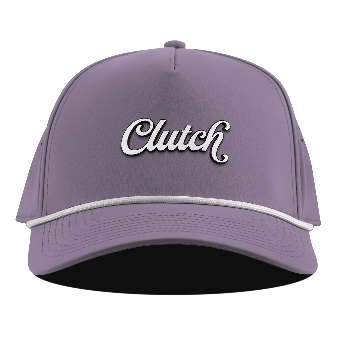 Clutch Script Curved 5 Panel Rope Purple