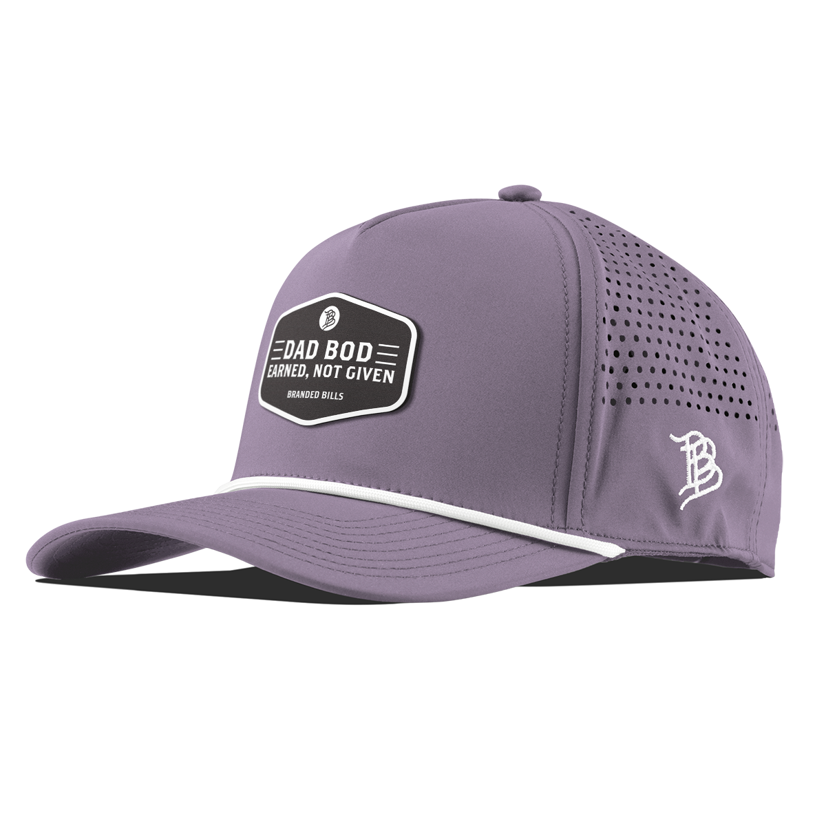 Dad Bod Curved 5 Panel Rope Purple