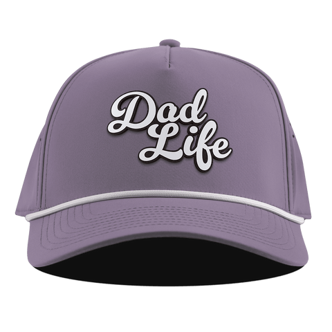 Dad Life Script Curved 5 Panel Rope Purple