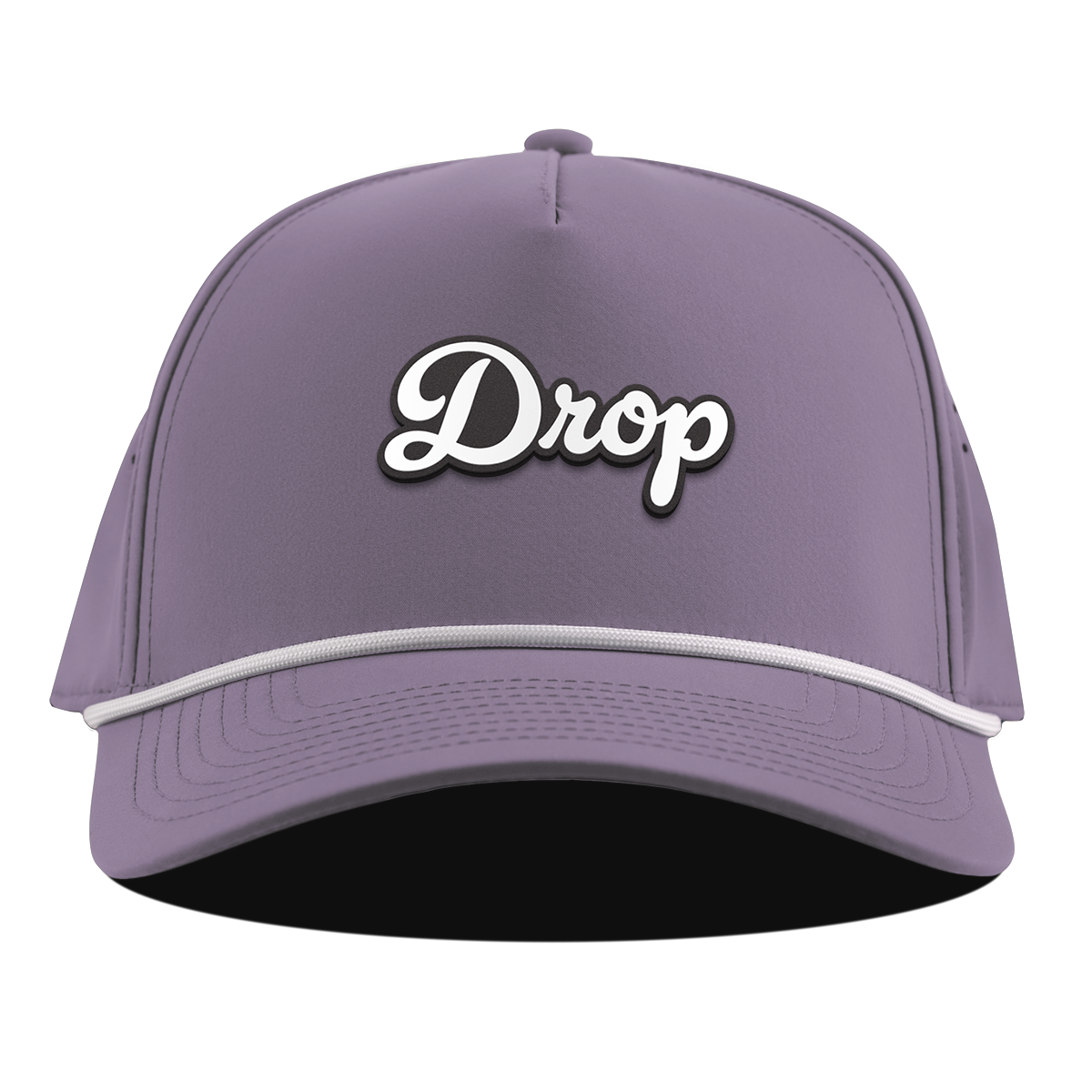 Drop Script Curved 5 Panel Rope Purple