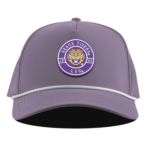 Louisiana State University "Geaux LSU Tigers" Curved 5 Panel Rope Purple