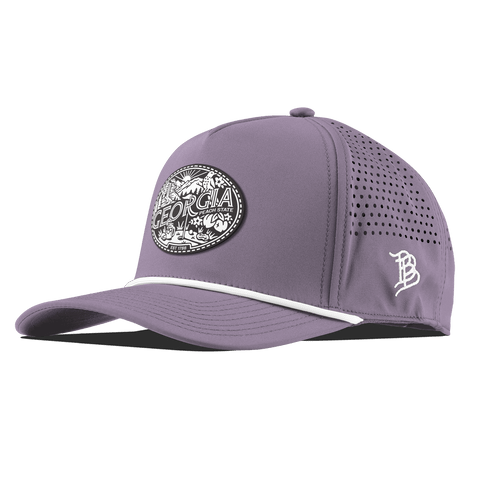 Georgia Traveler Curved 5 Panel Rope Purple