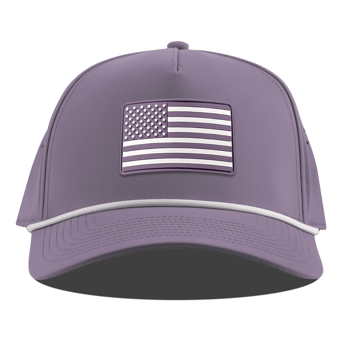 Heritage Old Glory Curved 5 Panel Rope Purple