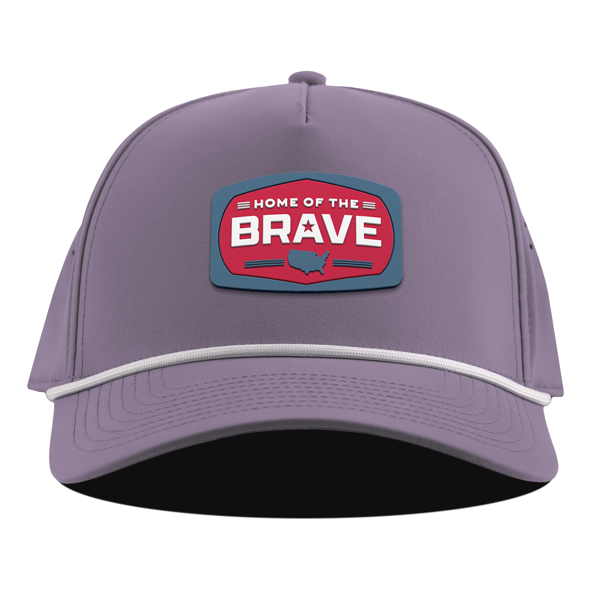 Home of the Brave Curved 5 Panel Rope Purple
