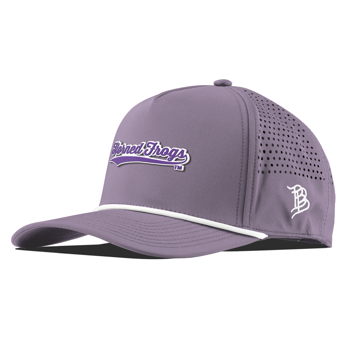 Texas Christian University "TCU Horned Frogs Scripts" Curved 5 Panel Rope Purple