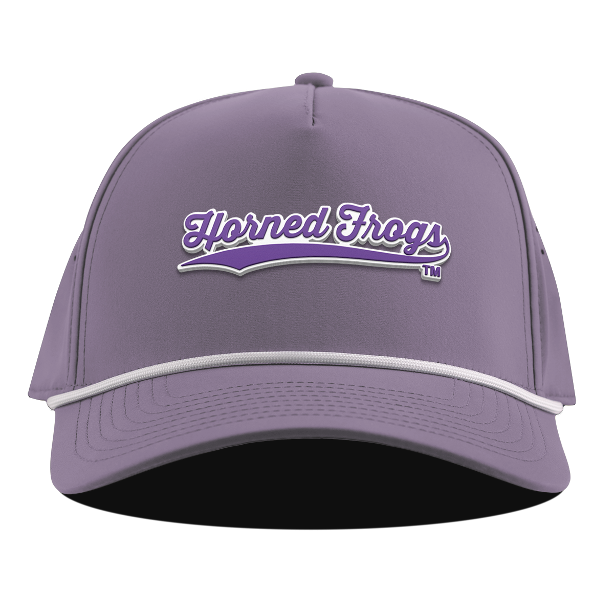 Texas Christian University "TCU Horned Frogs Scripts" Curved 5 Panel Rope Purple