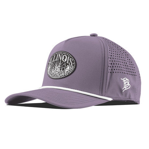Illinois Traveler Curved 5 Panel Rope Purple